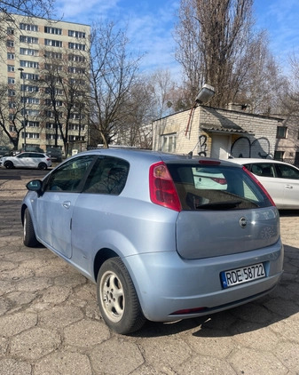 Fiat Punto cena 3990 przebieg: 263000, rok produkcji 2005 z Warszawa małe 16